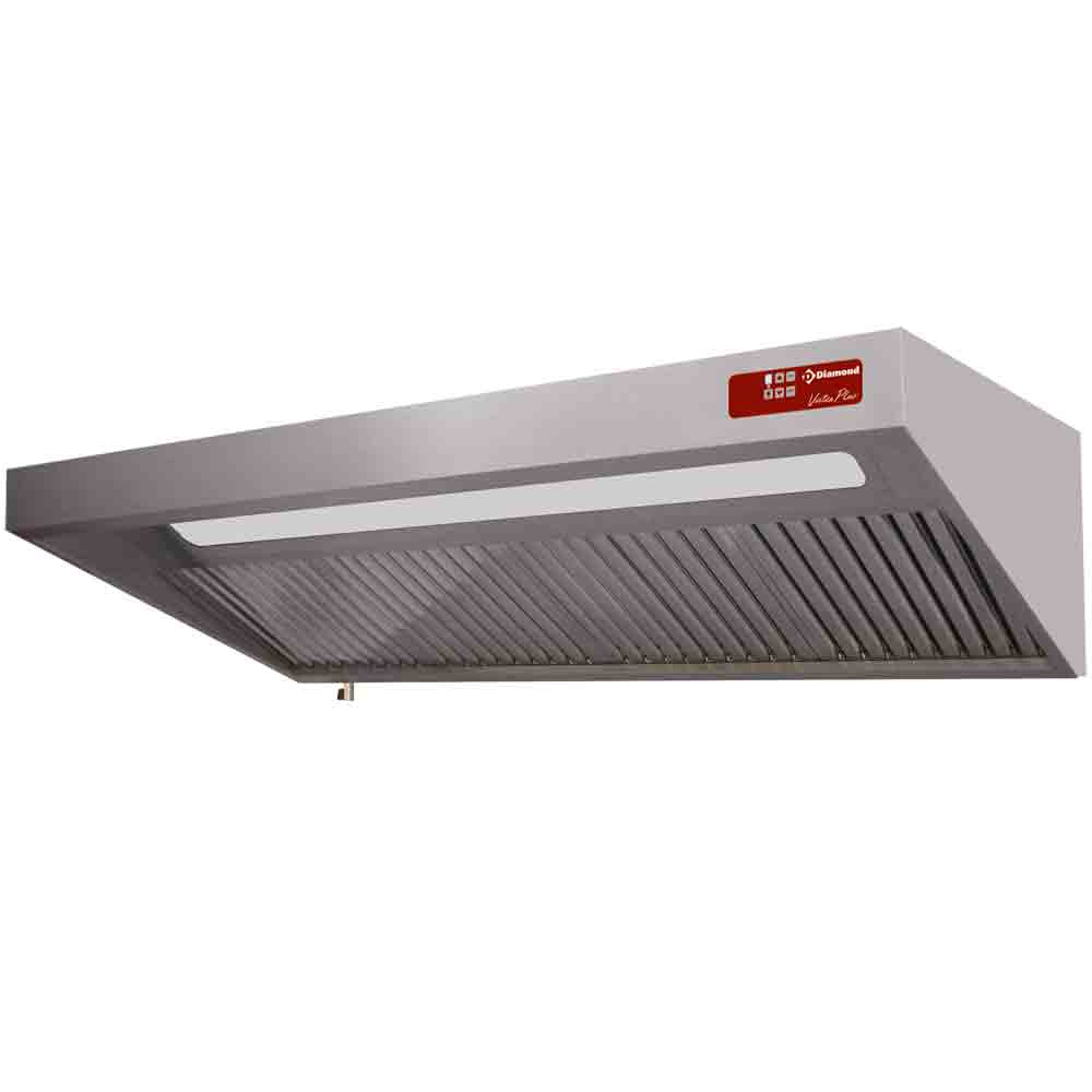 Komplet Emhætte med LED Belysning og Filtre - Black Friday!