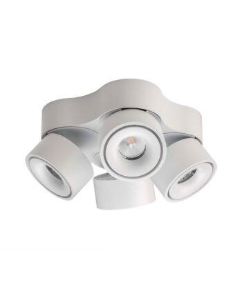 Dæmpbar Loftlampe Easy Quattro W4100 - 4x10W Hvid