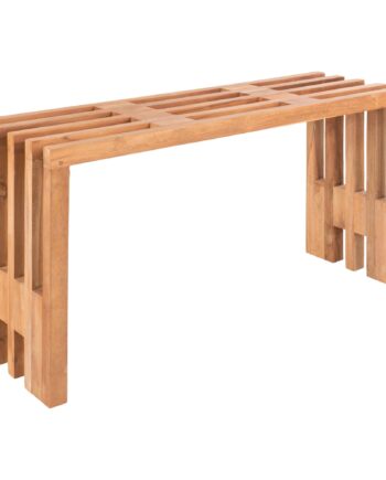 Benidorm Teak Bænk - Natur 90x30x49 cm til Haven
