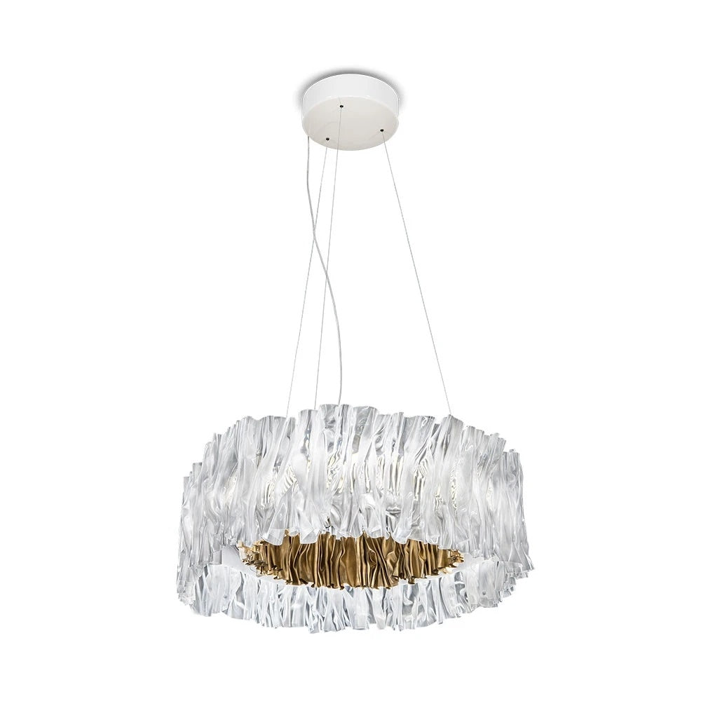 Accordon Pendel i Guld - Elegant Belysning til Dit Hjem