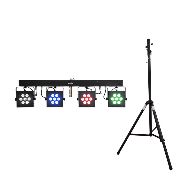 Eurolite LED KLS-3002 Lys Sæt med 4 Spotlys