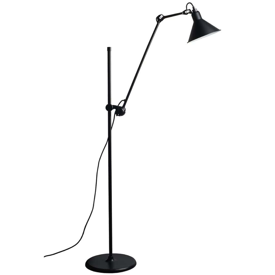 215 Sort Gulvlampe fra Lampe Gras - Klassisk Design