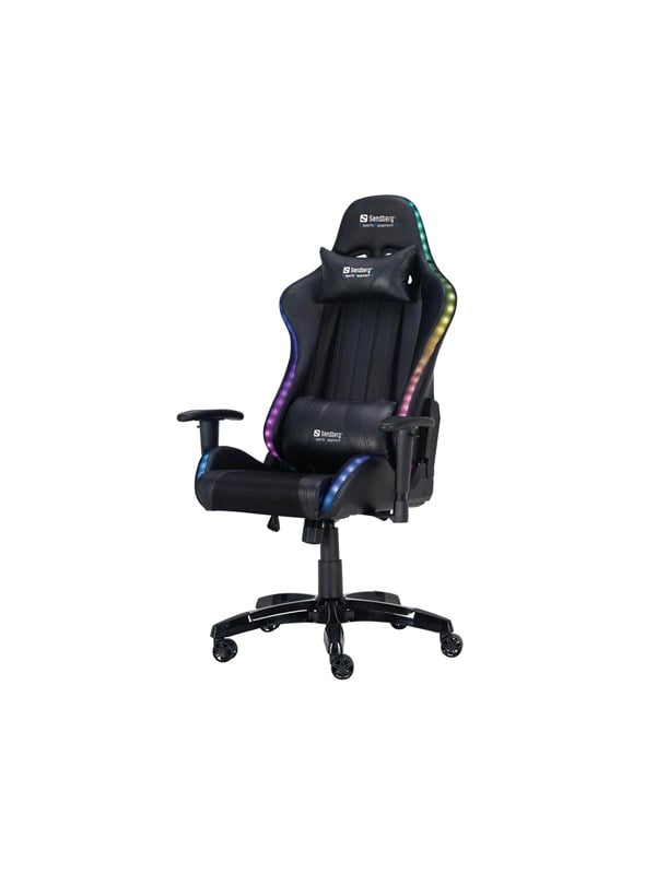 Commander RGB Gaming Stol med LED Lys til Kontoret
