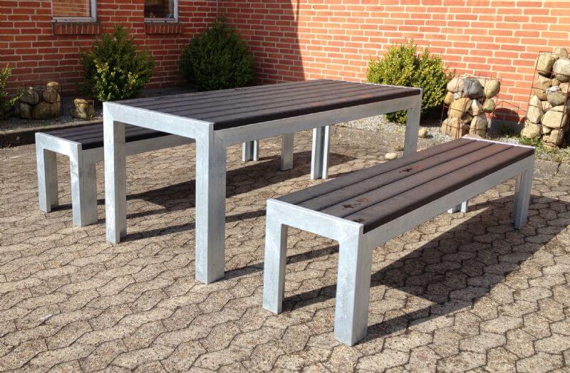 Opal Bænk Uden Ryglæn - Vedligeholdelsesfri Design