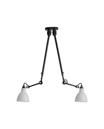 302 Dobbelt Loftlampe i Sort Polycarbonat - Unik Designlampe