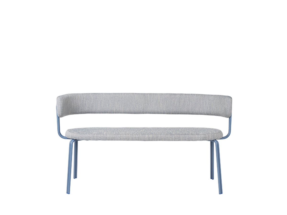 Broste Cph "Oda" Bænk i Blå Tekstil - Trendy Design