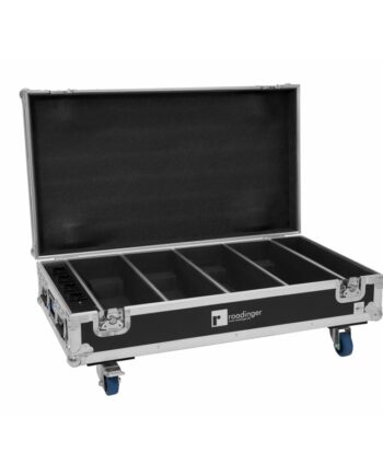 Flightcase til 4 AKKU Bar-6 QCL med opladningsfunktion