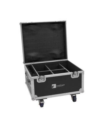 Flightcase til 8 AKKU IP PAR 7 QCL WDMX med opladning