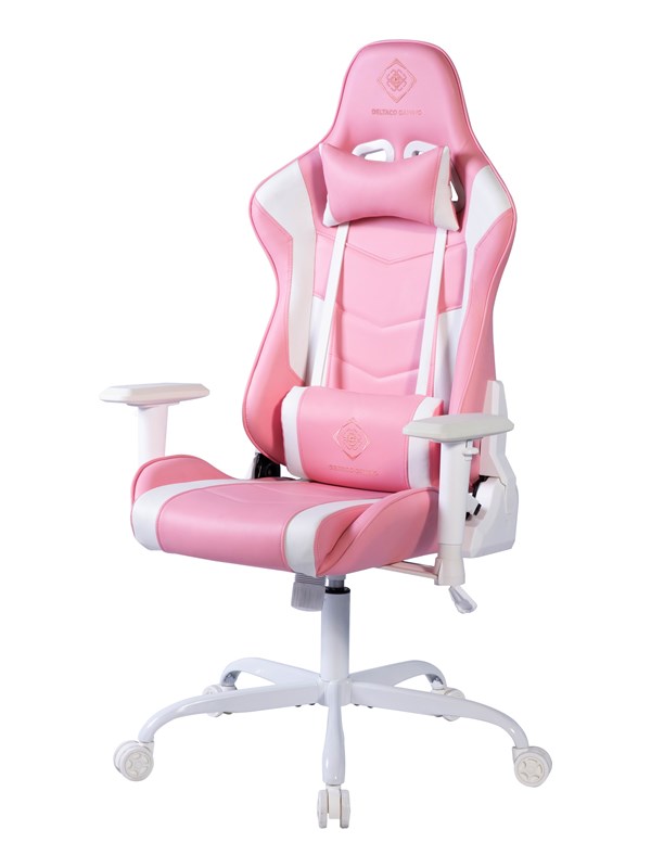 Deltaco PCH80 Gamingstol i Pink - Ergonomisk Komfort