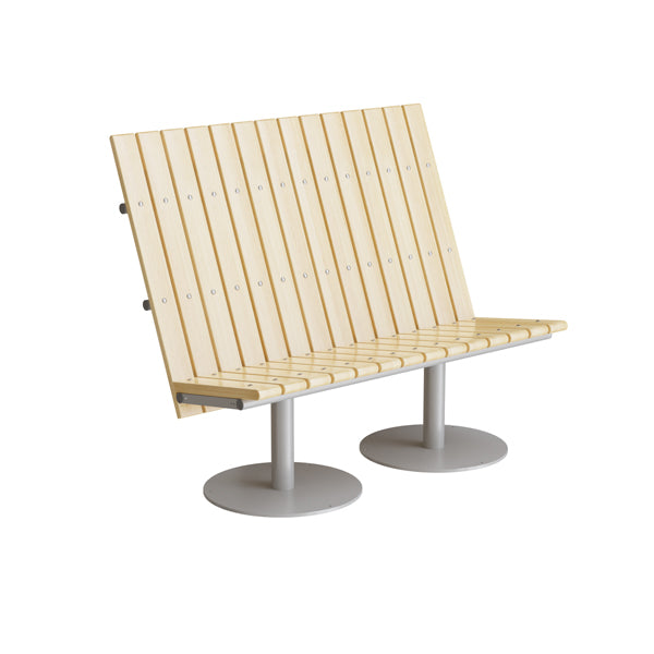 Cirkum Sofa med Høj Ryg og Massivt Understel - Indendørs Brugs