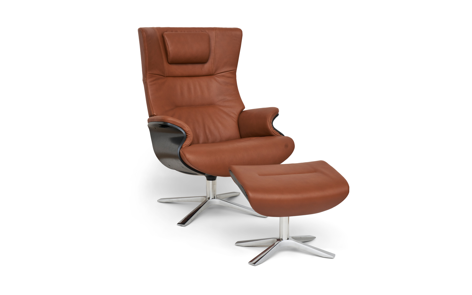 Afterwork Lænestol med Fodskammel fra Conform