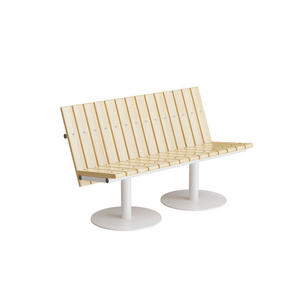 Cirkum Lav Sofa med Hvidt Understel - Black Friday Tilbud!