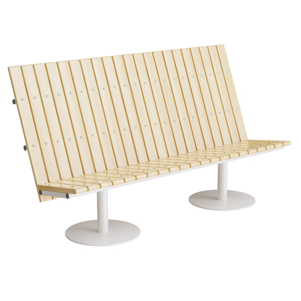 Cirkum Høj Sofa med Hvidt Understel - Indendørs Komfort