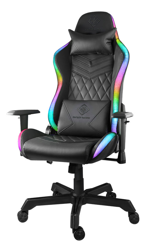 Gaming Stol Deltaco GAM-080 - Sort Gamer Lænestol på Tilbud!