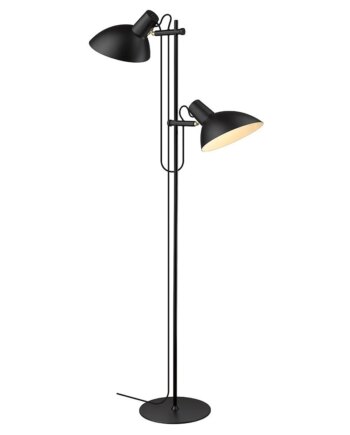 Metropole Gulvlampe i Sort - Retro Design fra Halo