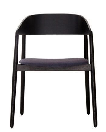 Andersen Furniture AC2 Stol i Sort Læder - Elegant Design