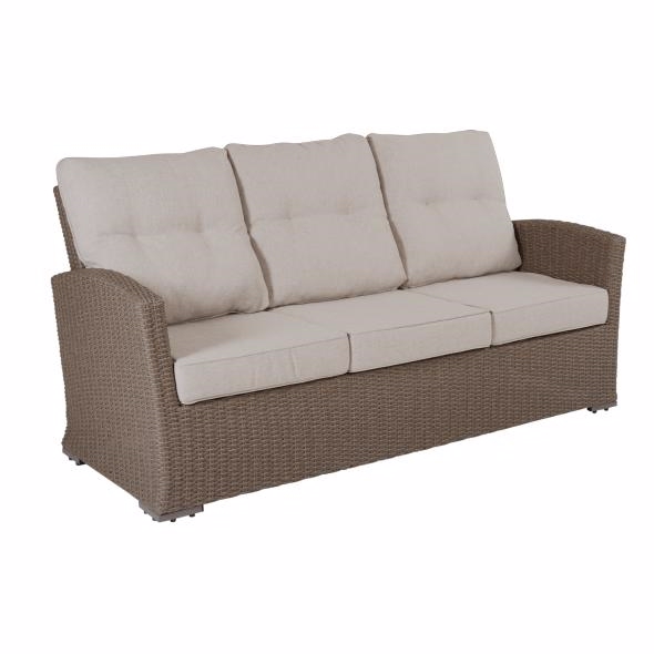 Ashfield Sofa Natur - Kompakt Loungemøbel til Terrassen