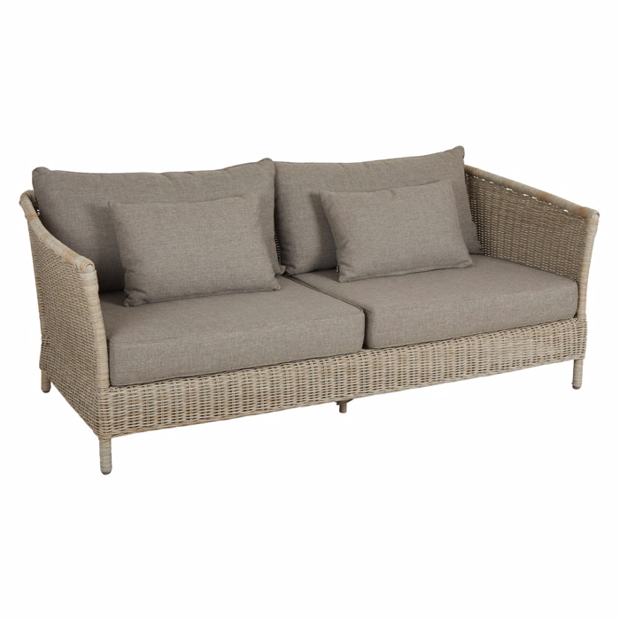 Aster Sofa i Naturfarvet Polyrattan - Nyhed fra Brafab