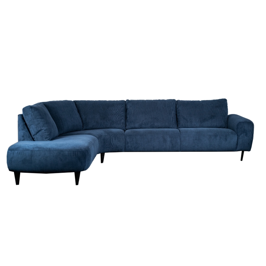Åben End Sofa Hals - Indigo Stof, Nordisk Design