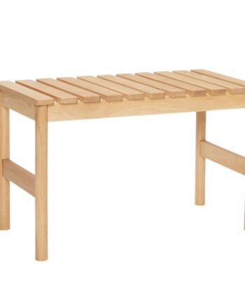 Elegant bænk i FSC-certificeret egetræ - Hbsch Row