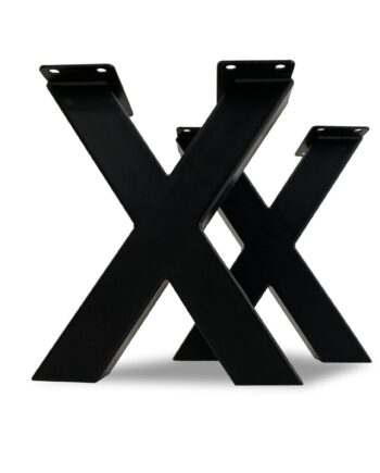Sofabordben i Sort Pulverlakeret 8x8cm – Multifunktionelt Design