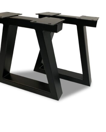 Trapezformede Sofabordben i Sort - Elegant Design!