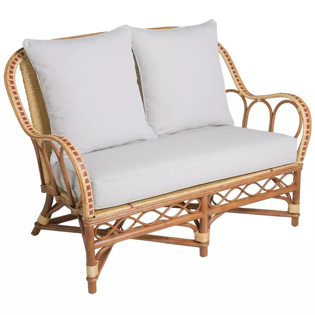 Bagatelle Rattan Lounge Sofa med Armlæn - Tilbud!