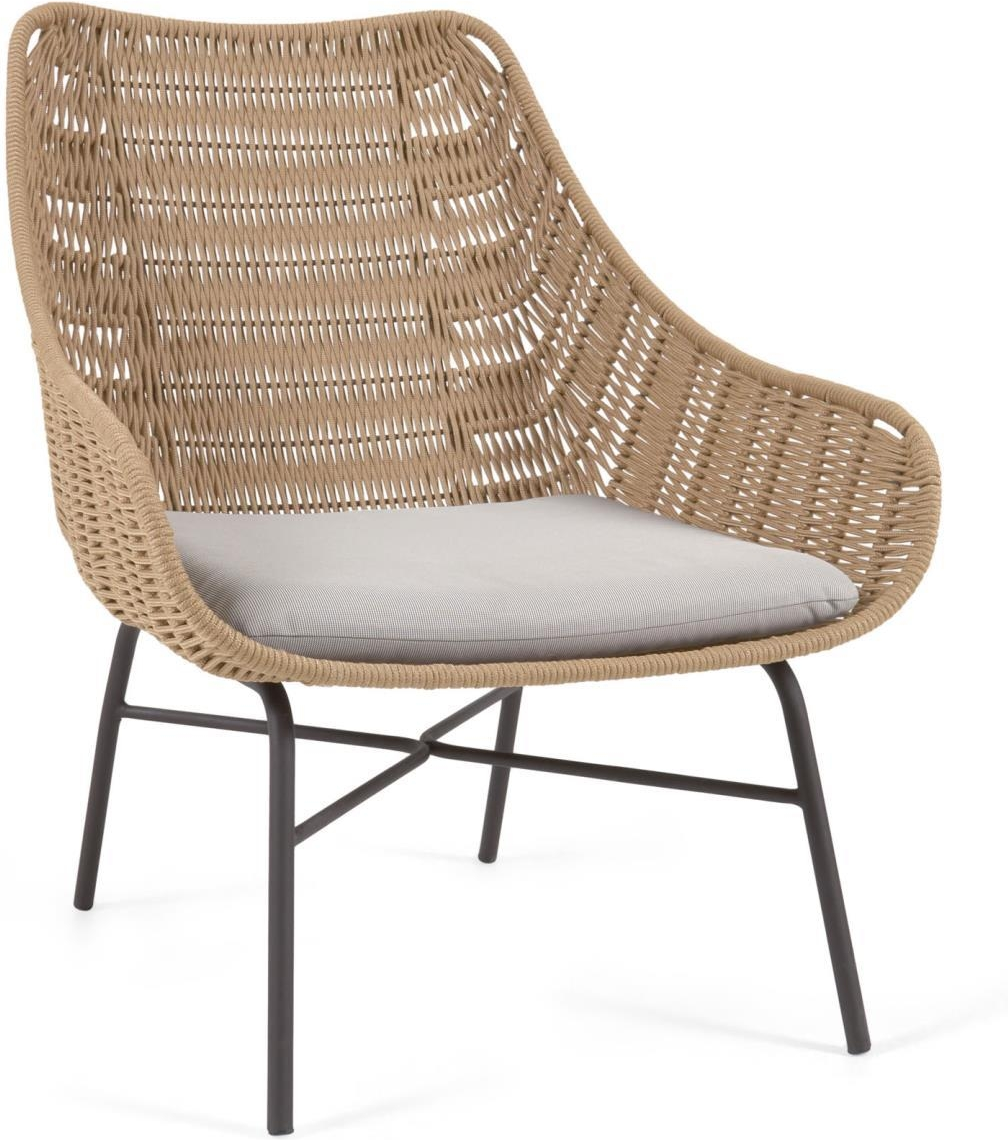 Abeli Udendørs Lænestol i Beige Reb fra Kave Home