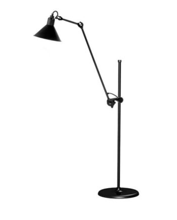 215 Gulvlampe i Mat Sort - Lampe Gras Design