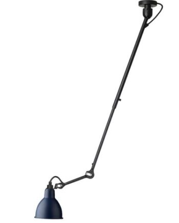 302 Loftlampe Sort/Blå - Unik Designlampe fra Gras