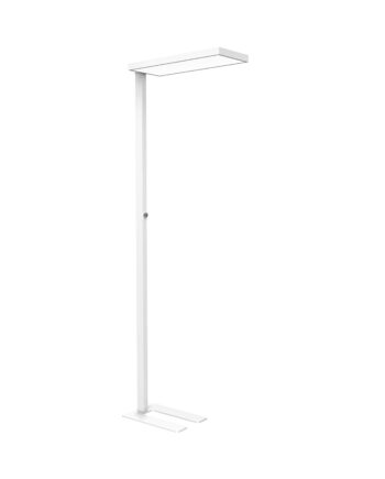 Moderne LED Gulvlampe med Lysdæmper - Hvid Mauljura