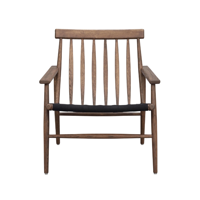 Canwood Loungestol med Flettet Sæde - Elegant Design