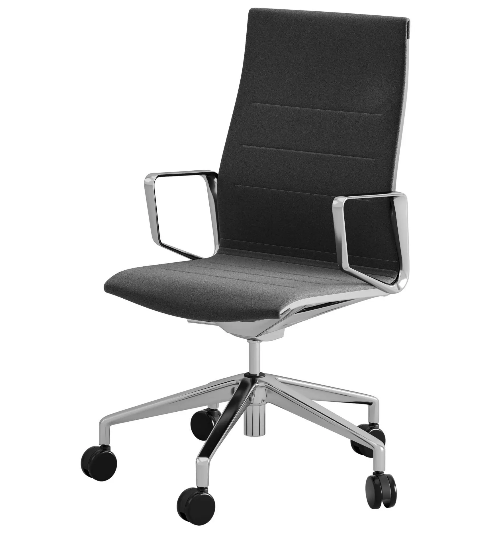 Smålandsmbler Konferencestol med Høj Ryg – Ergonomisk Komfort