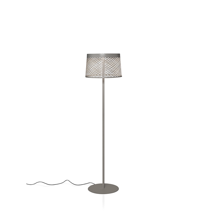 Twiggy Grid Lettura Udendørs Gulvlampe i Grå - Foscarini