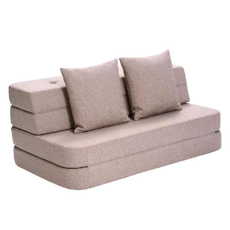 Klipklap Fold Sofa i Soft Rose - Multifunktionel Møbel