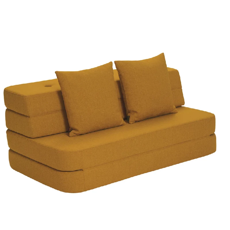 Klipklap Fold Sofa i Flere Farver - Mustard Model