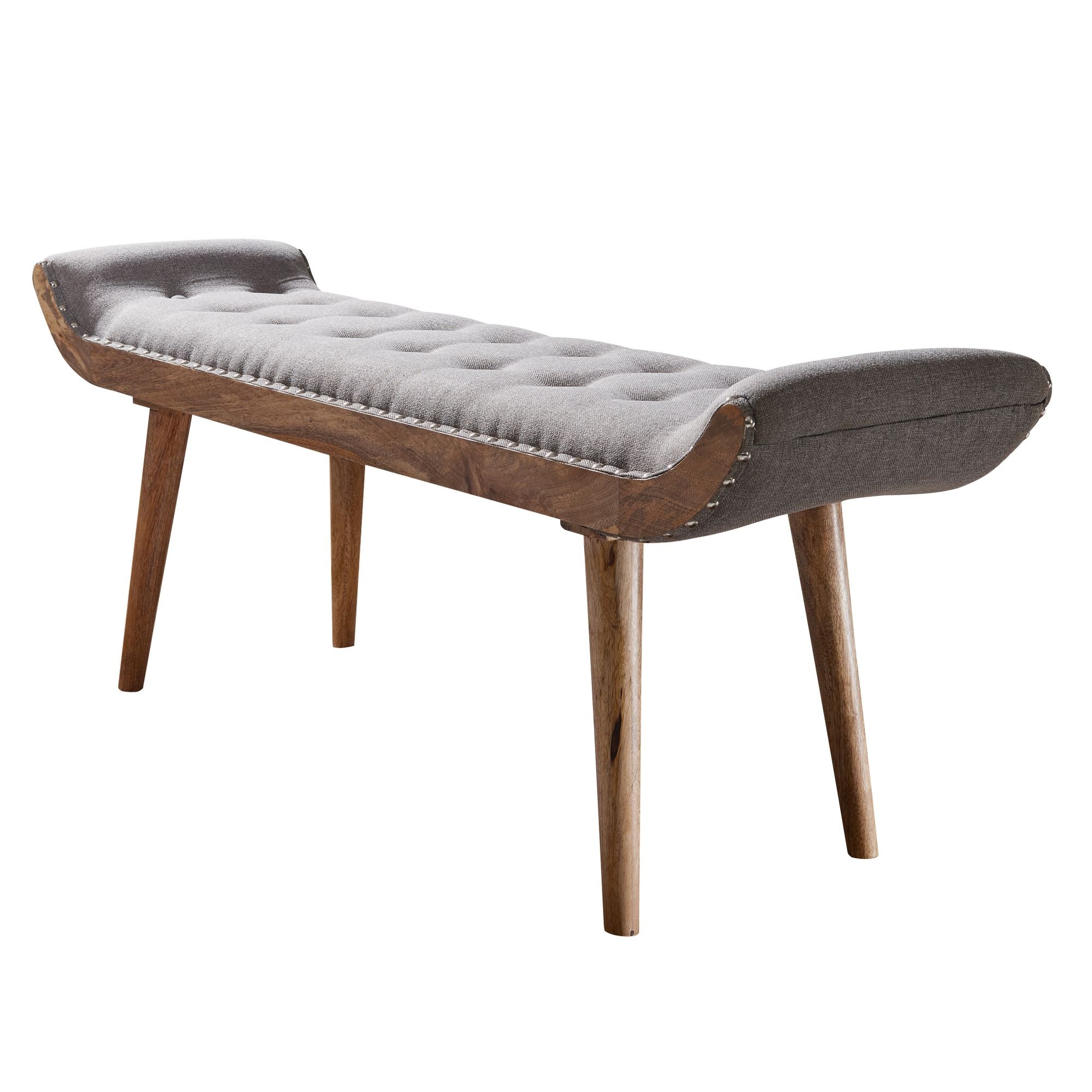 Entrbænk 128 i Grå - Stilfuldt Design til Dit Hjem