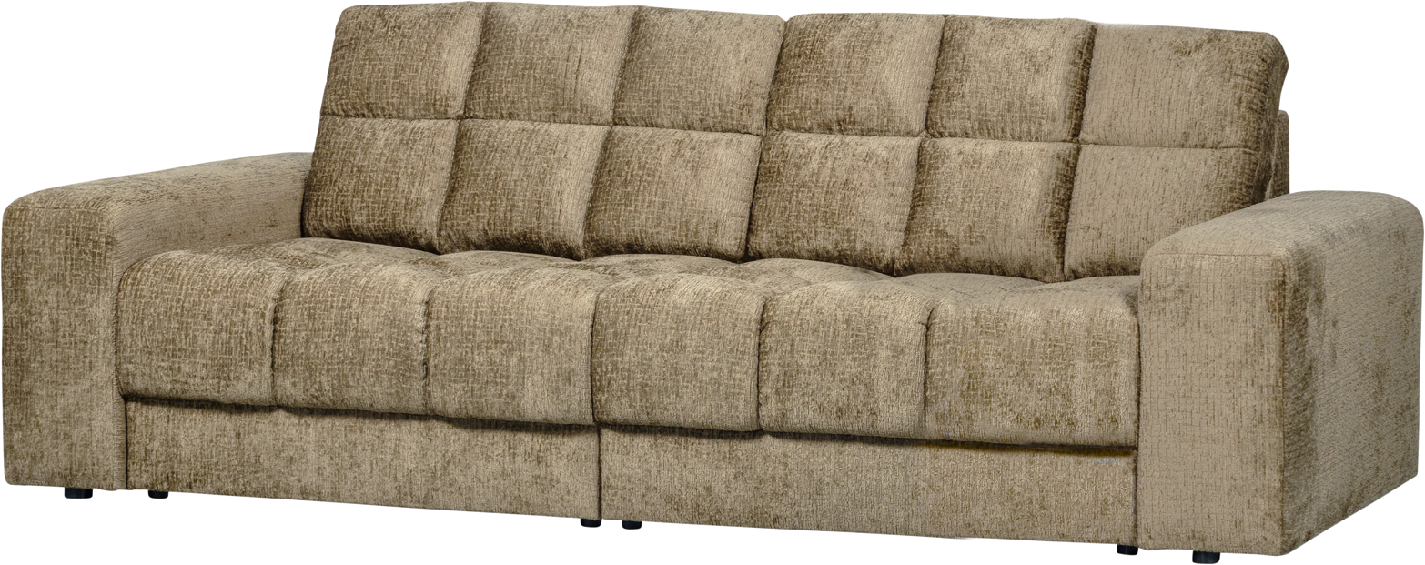 Anden Date 2-Personers Sofa i Lysegrå Velour