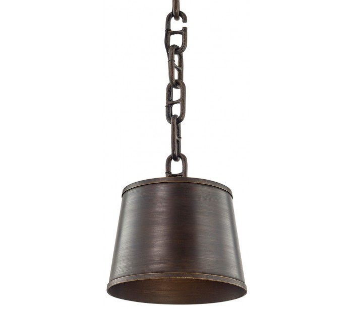 Admirals Loftlampe i Jern - Råt Design i Antik Bronze