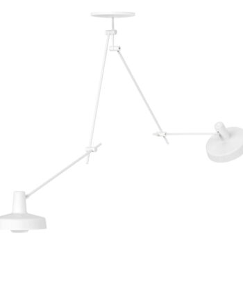 Arigato Dobbelt Lang Loftlampe i Hvid - Praktisk Design