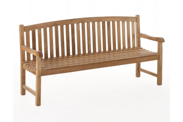 Borneo 180 Teak Bænk i Massiv Kerneteak - Luksus!