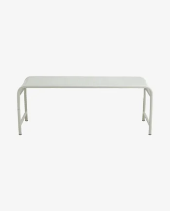 Brenta Havebænk i Råhvid - Minimalistisk Design til Dit Hjem