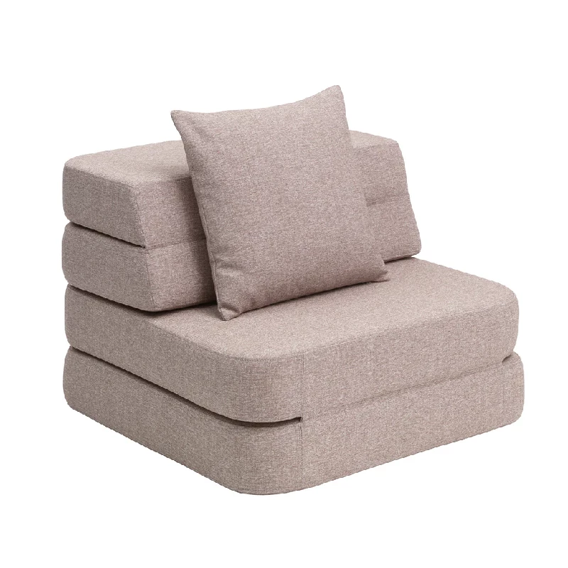 Klipklap Fold Sofa Single - Multifunktionel i Soft Rose