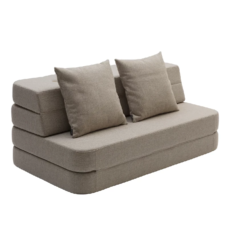 Klipklap Fold Sofa - Multifunktionel i Beige Sand