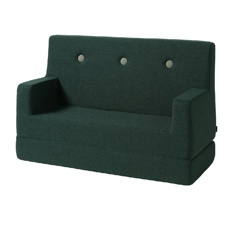 Klipklap Børnesofa i Flere Farver - Deep Green & Light Green
