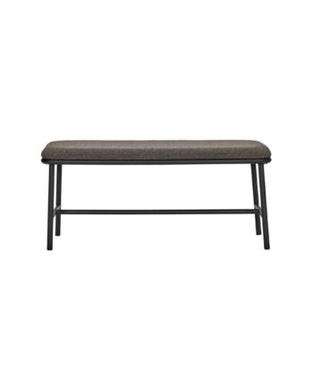 Bænk Toda i Brun - Elegant og Uformel Sideplads