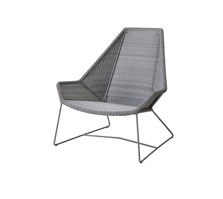 Cane Line Breeze Highback Loungestol - Lys Grå Tilbud