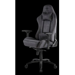 Alcantara Gaming Stol i Mørkegrå fra Deltaco