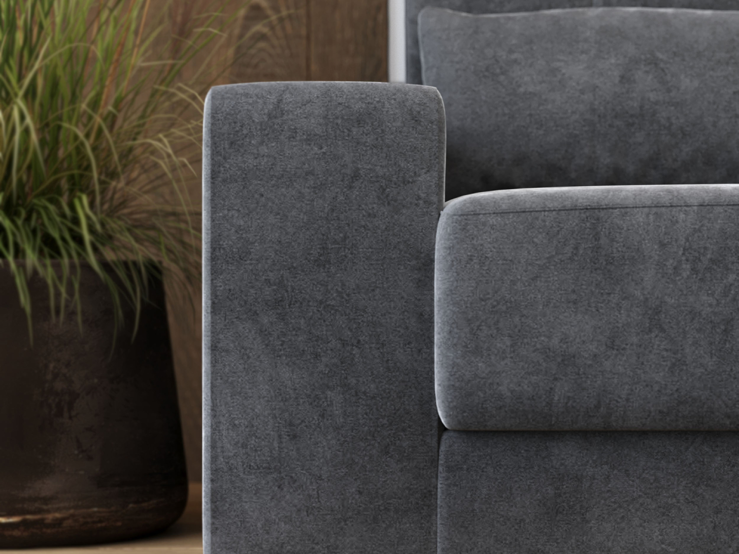 Smart sofa til skabsseng - Antracit farve