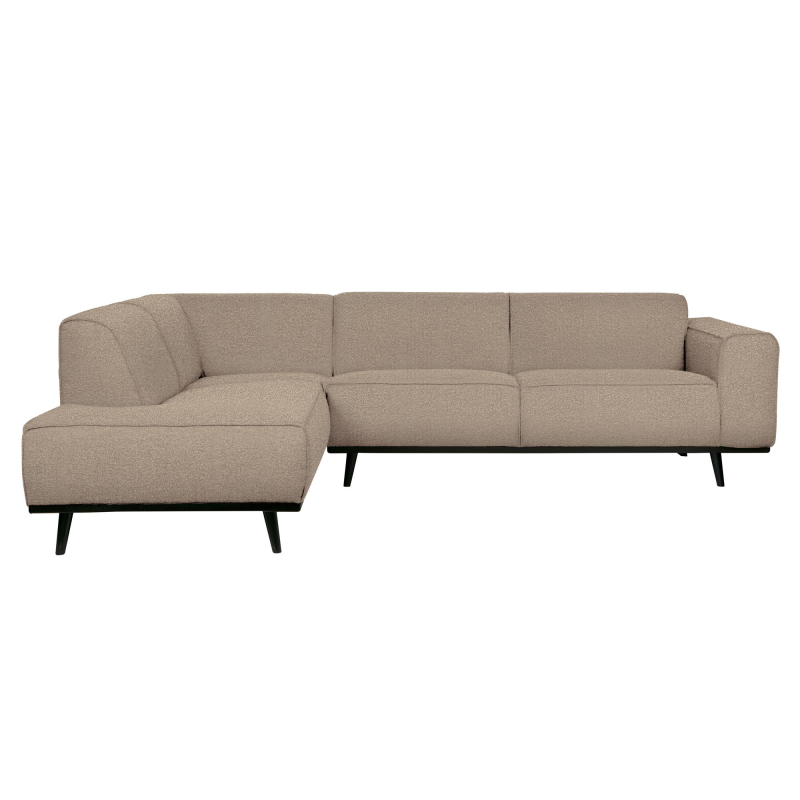 Beige Venstrevendt Hjørnesofa i Boucle fra Bepurehome